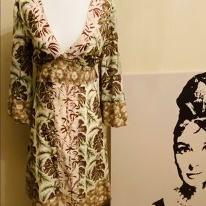 Silk kimono style dress